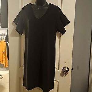 NWT, ABS Collection Designer Dress, XS, Black, Short Firty Sleeves, Stretch